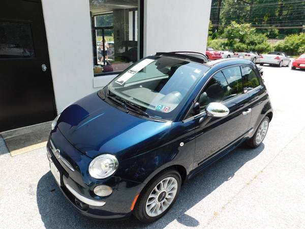 2013 *FIAT* *500* *Lounge convertible* Verde Azzurro for sale in Downingtown, PA – photo 13