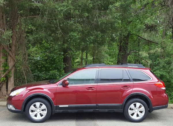 Ruby Red 2011 Subaru Outback 3 6R Limited/AWD/Leather for sale in Raleigh, NC