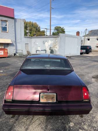 1986 Chevrolet Monte Carlo Super Sport Project for sale in Indianapolis, IN – photo 6