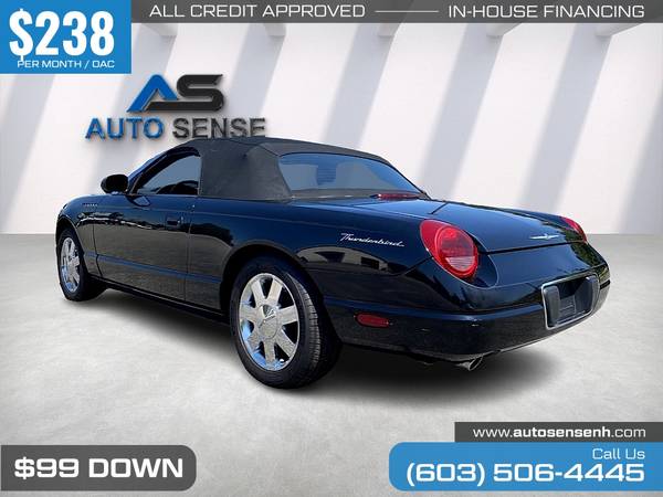 238/mo - 2002 Ford Thunderbird Base - - by dealer for sale in Salem, ME – photo 4