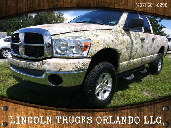 2007 DODGE RAM 1500 4X4 CREW CAB CAMOUFLAGE WRAP A/C AUTOM for sale in Other, Other