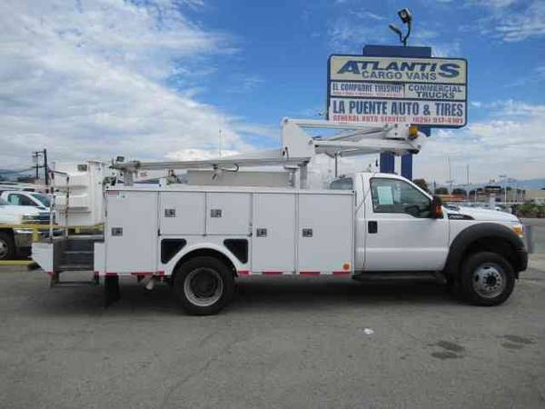 2012 Ford F550 Bucket Truck 14' UTILITY TRUCK - cars & trucks - by... for sale in LA PUENTE, CA – photo 4