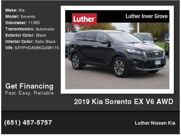 2019 Kia Sorento EX V6 AWD for sale in Inver Grove Heights, MN