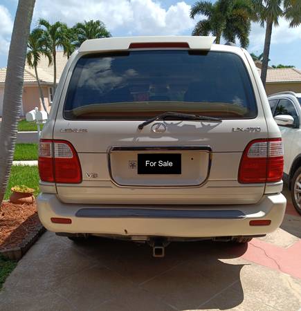 2002 Lexus LX470 4x4-163k Miles, Not Flooded, Runs Great, Cold A/C! for sale in Delray Beach, FL – photo 5
