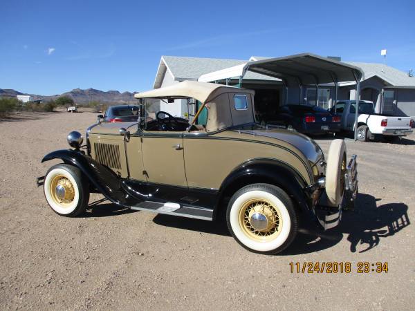 FOR SALE !!! 1930 FORD MODEL A ROADSTER CONVERTIBLE for sale in KINGMAN, AZ – photo 5