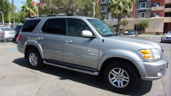 2003 Toyota Sequoia Limited new tires/brakes 8 pass leather nav dvd for sale in Escondido, CA