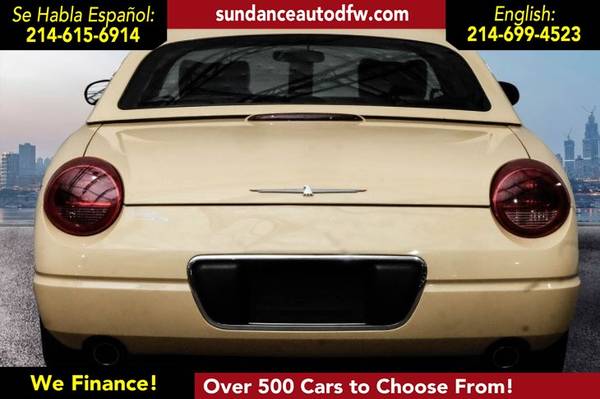 2002 Ford Thunderbird W/Hardtop Premium -Guaranteed Approval! for sale in Addison, TX – photo 6