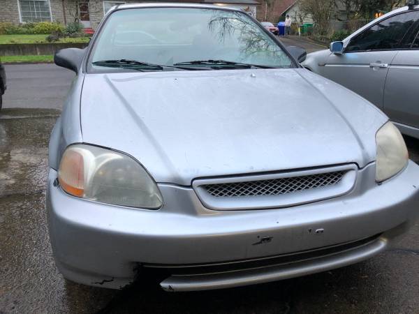Stock 1996 Honda civic hatchback EK, manual, clean title, tag May... for sale in Portland, OR – photo 2