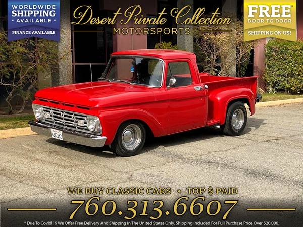 Drive this 1964 Ford F100 RARE Step side short bed v8 Pickup home for sale in Other, NC