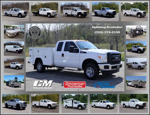 2015 Ford F250 XL - Service Utility Truck Pickup Flatbed - 4WD 6 2L for sale in Dassel, UT