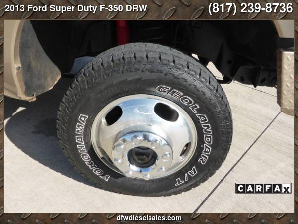 2013 Ford F 350 DRW 4WD Crew Cab Lariat DIESEL 100K MILES... for sale in Lewisville, TX – photo 10