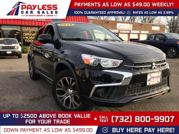 2018 Mitsubishi Outlander Sport ES 2 0 FOR ONLY 297/mo! - cars & for sale in south amboy, NJ