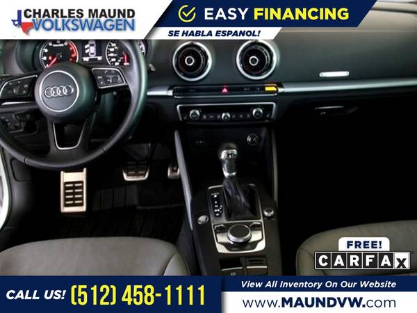 2017 Audi A3 quattro AWD FOR ONLY $408/mo! - cars & trucks - by... for sale in Austin, TX – photo 5
