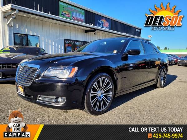 2013 Chrysler 300 S Local vehicle Clean carfax Backup camera Heated for sale in Everett, WA