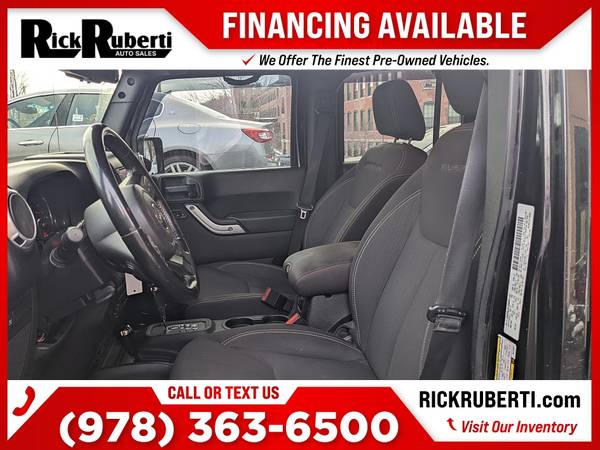 2013 Jeep Wrangler Unlimited Rubicon FOR ONLY 435/mo! - cars & for sale in Fitchburg, MA – photo 15