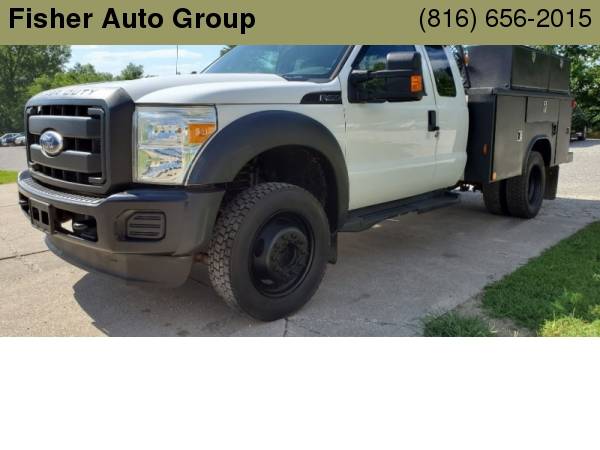 2011 Ford Super Duty F-450 SuperCab Dually 6.8L V10 4x4 Utility Bed for sale in Savannah, MO – photo 3