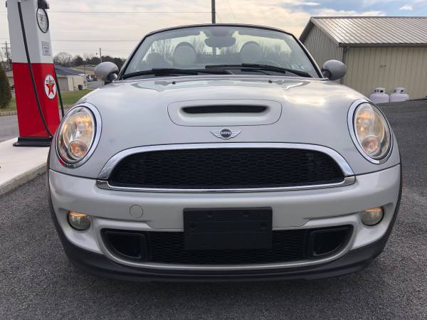 2012 Mini Cooper Roadster S 6 Speed Manual Clean Carfax 4 New Tires for sale in Palmyra, PA – photo 3