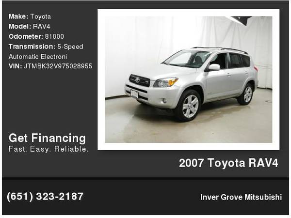 2007 Toyota RAV4 for sale in Inver Grove Heights, MN