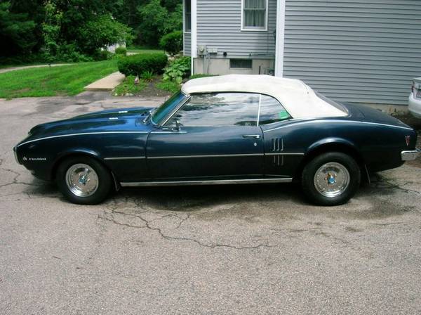1968 Firebird Convertible...Original 350 V8....Real nice condition for sale in Yorkville, IL – photo 7