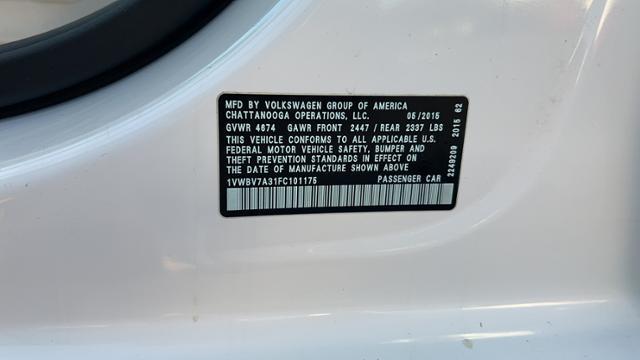 2015 Volkswagen Passat 2.0L TDI DSG SE w/Sunroof for sale in Springfield, MO – photo 6