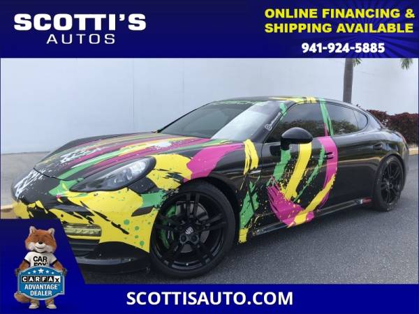 2013 Porsche Panamera 4S CUSTOM WRAP 8 CYL WRAP CAN STAY ON OR for sale in Sarasota, FL