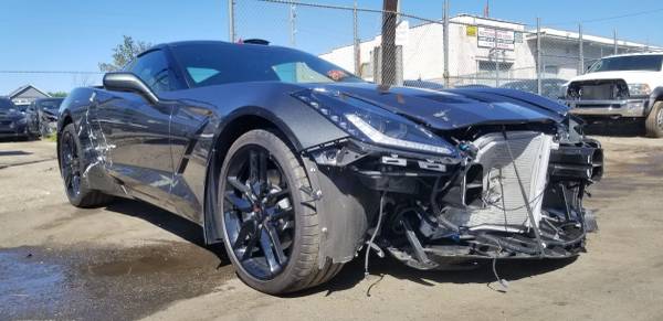 2019 CHEVROLET CORVETTE 84K MILES 6 SPEED GRAY WITH BLACK LEATHER for sale in Island Park, NY – photo 7