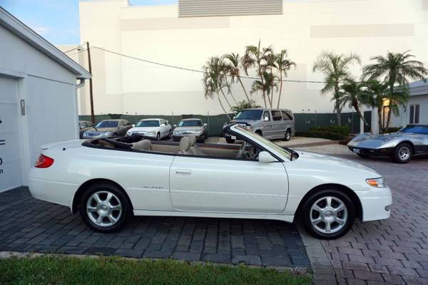2002 Toyota Camry Solara SLE Convertible - 71K Miles, Leather, Pearl W for sale in Naples, FL – photo 13