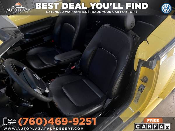2007 Volkswagen New Beetle Convertible 192/mo Low Miles with for sale in Palm Desert , CA – photo 7
