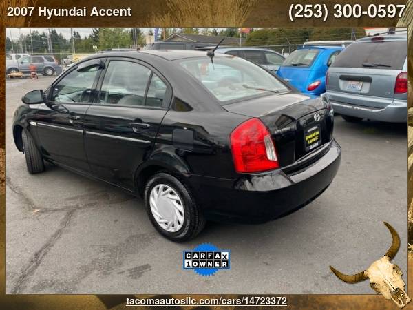 2007 Hyundai Accent GLS 4dr Sedan - - by dealer for sale in Tacoma, WA – photo 6