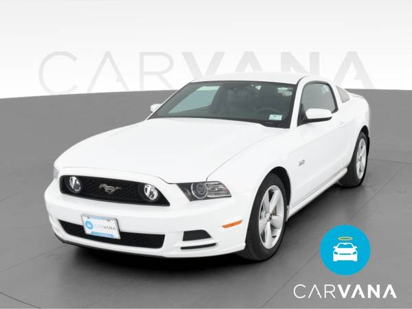 2014 Ford Mustang GT Premium Coupe 2D coupe White - FINANCE ONLINE -... for sale in Akron, OH