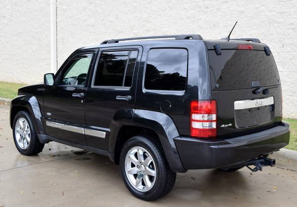Black 2012 Jeep Liberty Latitude - V6 4x4 - Black Leather - 95k... for sale in Raleigh, NC – photo 3