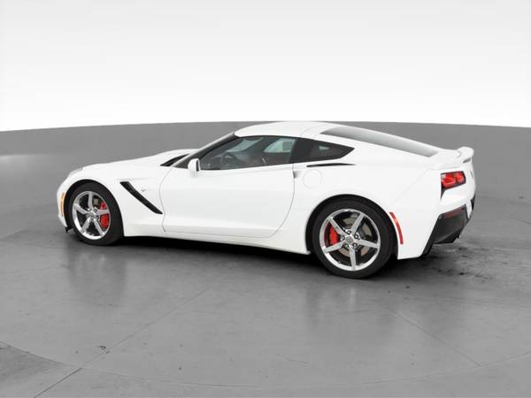 2014 Chevy Chevrolet Corvette Stingray Coupe 2D coupe White -... for sale in Placerville, CA – photo 6