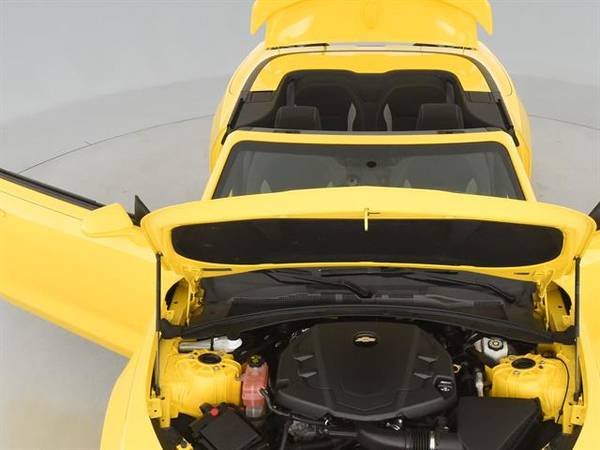 2017 Chevy Chevrolet Camaro LT Convertible 2D Convertible Yellow - for sale in Atlanta, VA – photo 4