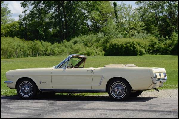 1965 *Ford* *Mustang* *2dr Convertible Coupe* Yellow for sale in Cicero, IN – photo 21