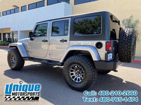2017 JEEP WRANGLER UNLIMITED SAHARA 4WD 4DR UNIQUE TRUCKS - cars & for sale in Tempe, TX – photo 3