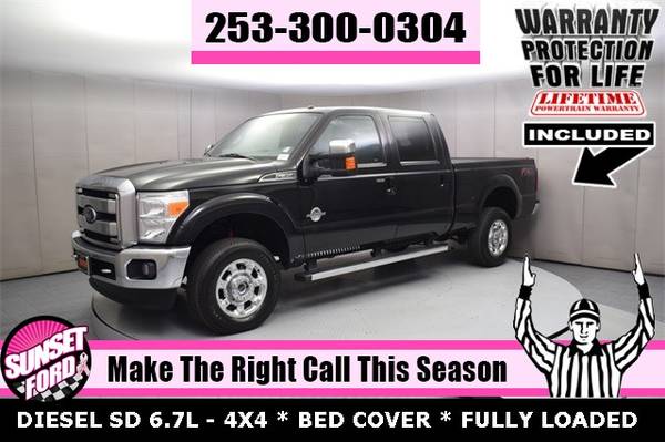 DIESEL TRUCK 2016 Ford F-350 Lariat 4WD Crew Cab 4X4 F350 3500 for sale in Sumner, WA