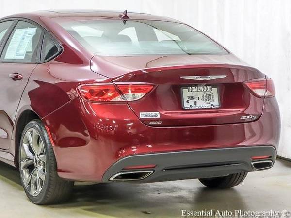 2015 Chrysler 200 sedan S - Red for sale in Homewood, IL – photo 6