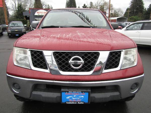 2007 Nissan Frontier 2WD Crew Cab SWB Auto BURGANDY 2 OWNER SO for sale in Milwaukie, OR – photo 4