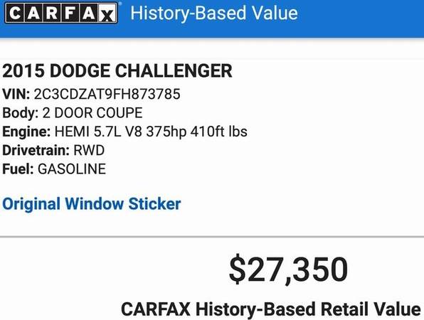 2015 Dodge Challenger R/T - - by dealer for sale in St. Augustine, FL – photo 4