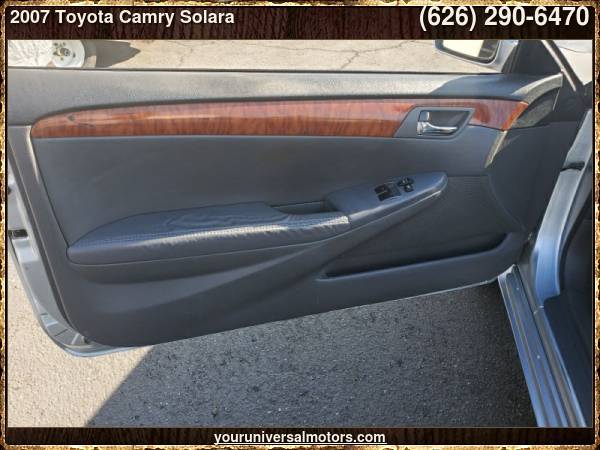 2007 Toyota Camry Solara SLE V6 2dr Convertible - cars & trucks - by... for sale in Glendora, CA – photo 13