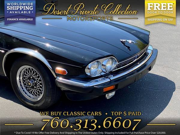 This 1990 Jaguar XJS Convertible v12 75k Miles is the BEST DEAL IN T for sale in Palm Desert , CA – photo 5