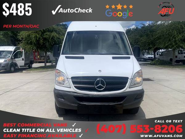 485/mo - 2012 Mercedes-Benz Sprinter 2500 Cargo Extended w170 w 170 for sale in Kissimmee, FL – photo 8