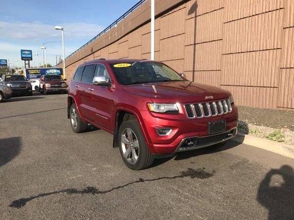 2015 Jeep Grand Cherokee Overland hatchback Deep Cherry Red Crystal for sale in Post Falls, WA