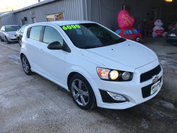 2014 Chevy Sonic Rs Stick Shift RUNS GREAT! - - by for sale in Clinton, IA – photo 4