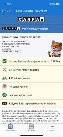 2014 Hyundai Santa Fe Sports 2 0L GAS SAVER - - by for sale in Austin, TX – photo 13