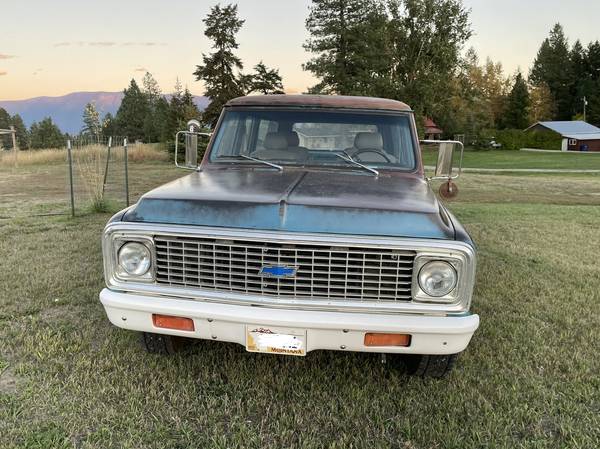 1972 Chevrolet 3 Door Suburban two wheel drive - - by for sale in Columbia Falls, MT – photo 3