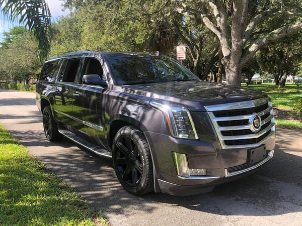 2015 CADILLAC ESCALADE ESV/DVD/4WD - - by dealer for sale in Hollywood, FL – photo 7