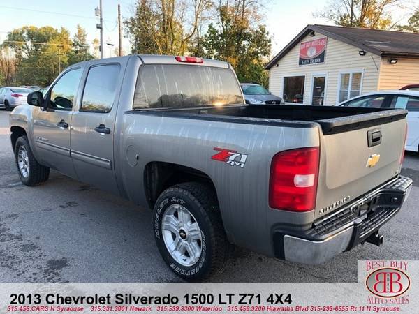 2013 CHEVY SILVERADO 1500 LT Z71 4X4 CREW CAB! FINANCING AVAILABLE!!!! for sale in N SYRACUSE, NY – photo 4