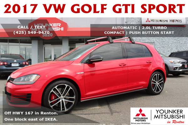 2017 Volkswagen Golf GTI Sport - Younker Mitsubishi for sale in Renton, WA