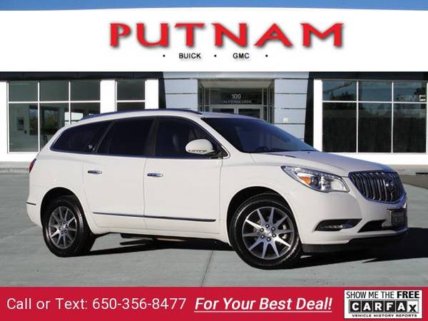 2017 Buick Enclave Leather Group Sport Utility suv White - cars &... for sale in Burlingame, CA